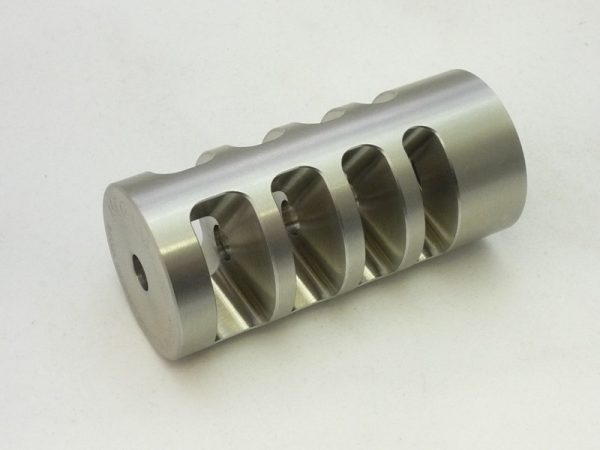 Muzzle brake for heavier weight sporting and tactical rifles